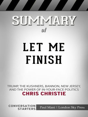 cover image of Summary of Let Me Finish